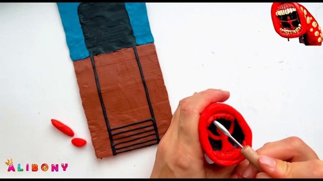 TRAIN  EATER || ПОЕЗД ПОЖИРАТЕЛЬ   #traineater #train #plastilina #поездпожиратель #поезд #пластили