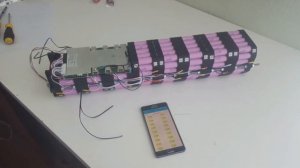 Изготовление АКБ из элементов 18650 методом сварки для электромопеда V1