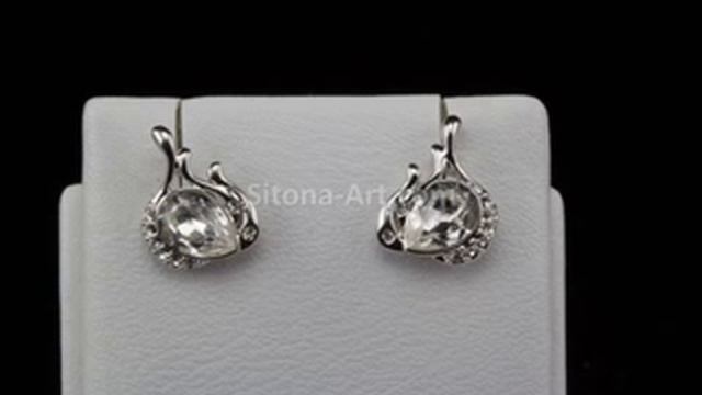 Подарки для женщин - серьги Сваровски Серьги Swarovski смотреть онлайн