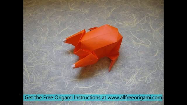 origami turkey instructions смотреть онлайн