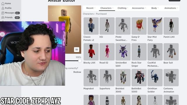 MAKING SECURITY BREACH DJ MUSIC MAN a ROBLOX ACCOUNT (FNAF Five Nights at Freddy's) смотреть онлайн