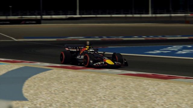 2022 Oracle Red Bull Racing RB18 finishes the race at Bahrain International Circuit in Assetto Cors смотреть онлайн