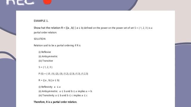 Partial Ordering смотреть онлайн