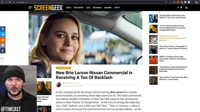 Nissan Launches Woke Feminist Commercial With Brie Larson, Decide To Get Woke Go Broke смотреть онлайн