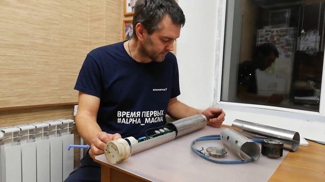 Разобрал насос GRUNDFOS SQ . смотреть онлайн