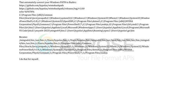 Windows amp Git Bash Bash PATH to read Windows PATH system variable смотреть онлайн