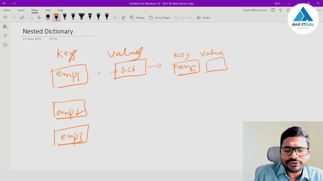 P29 - Nested Dictionaries in Python [తెలుగు] смотреть онлайн