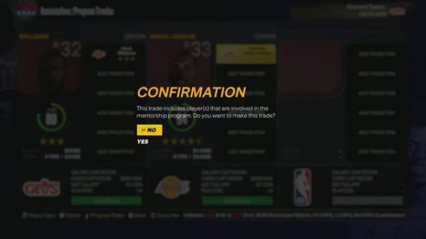 NBA 2K23 How to trade players in franchise or eras mode