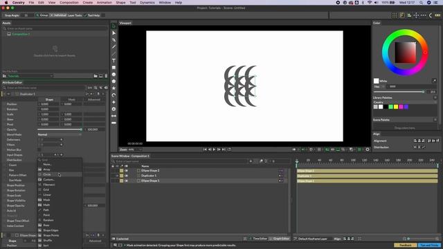 1 Minute Wonder | Create a ring illustration in Cavalry. смотреть онлайн
