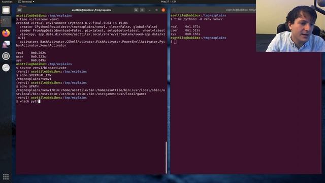 virtualenv vs. venv (beginner - intermediate) anthony explains #040 смотреть онлайн