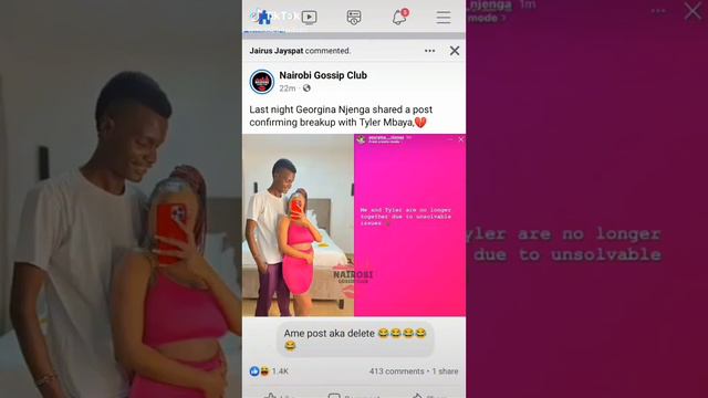 GEORGINA NJENGA BREAK UP WITH TYLER MBAYA/BAHA MACHACHARI смотреть онлайн