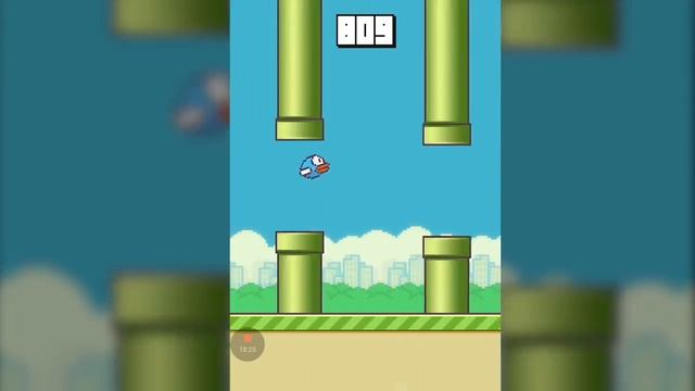Flappy Bird - 1000+ High Score ! No Mario !!! смотреть онлайн