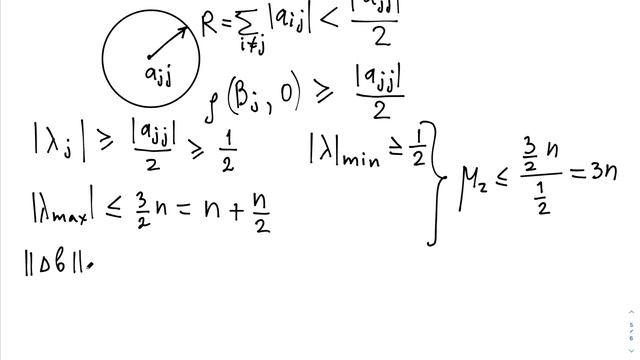 4. Оценка погрешности решения линейной системы, число обусловленности. Круги Гершгорина смотреть онлайн