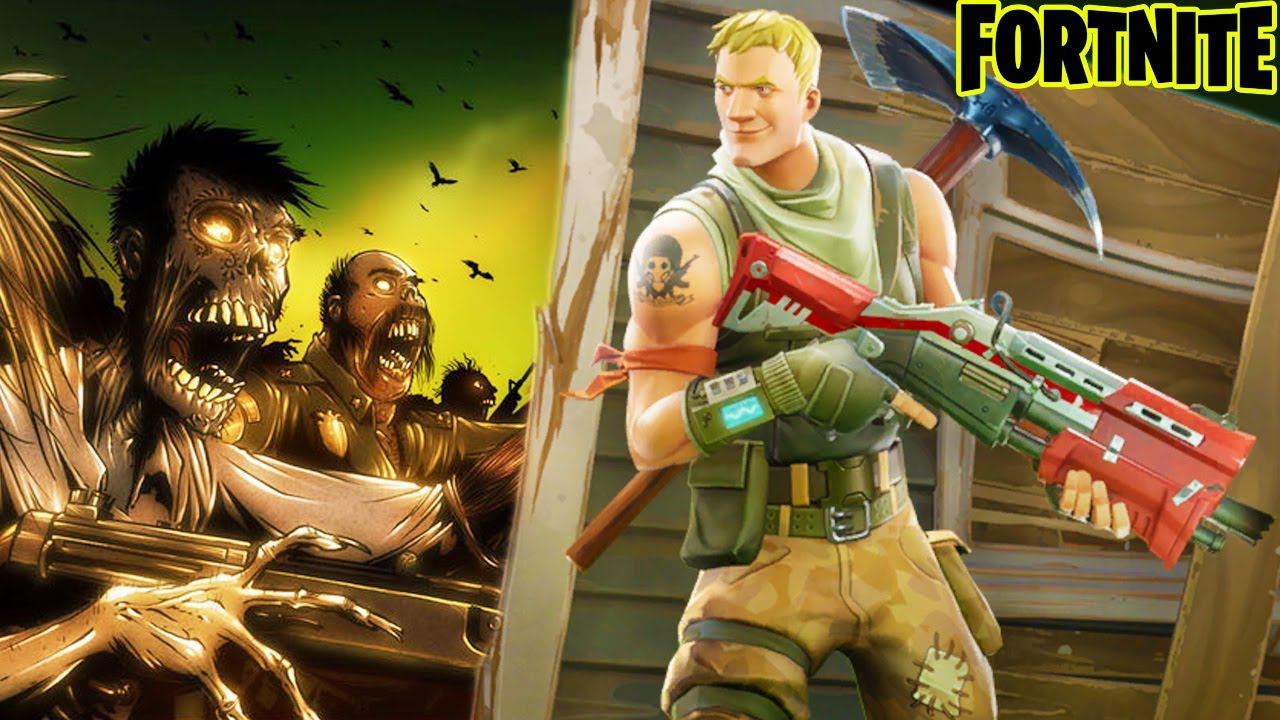 #2 Fortnite первая битва с ЗОМБИ первый взгляд на компьютерную игру в жанре выживания от FGTV