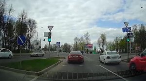 Поездка на автомобиле по городу Минск 22 апреля 2023 года.