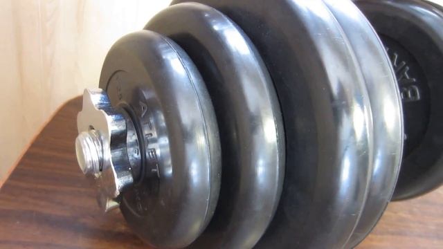 Гантеля 30 кг MB Barbell Atlet. Разборная. С обрезиненным грифом. Россия смотреть онлайн