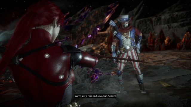Skarlet v Erron Black - Dialogues - Mortal Kombat 11 смотреть онлайн