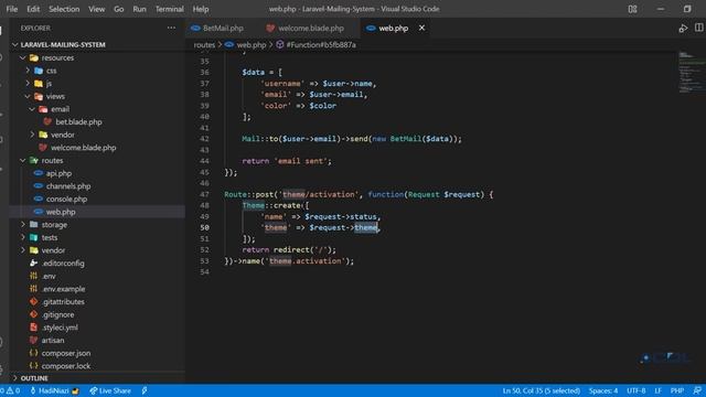 (11) Save Email Theme into the Database | Laravel Advance Email Series смотреть онлайн