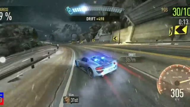 Need For Speed™ No Limits - DEVIL'S RUN - Alpine Storm (PORSCHE 918 Spyder) Chapter 6 - Run 2 смотреть онлайн