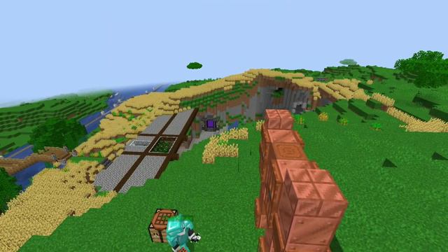 Строительство медного голема на сервере RouseWorld 1.19 смотреть онлайн