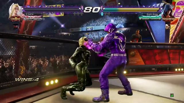 [Tekken 7] A God Io (Nina) Vs Angie Akagg (Jin)