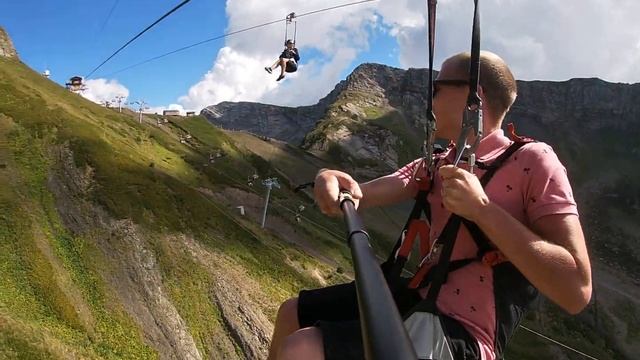 Зиплайн Gorky Fly Красная Поляна / Высота 2300м над уровнем моря смотреть онлайн