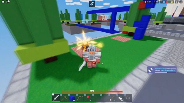 Играем в Бедварс Зимнее Обновление ! Роблокс смотреть онлайн