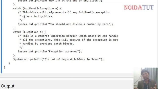 Try Catch in Java – Exception handling смотреть онлайн