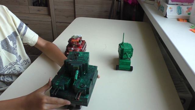Танки из Wordoftanks (самоделка из лего)