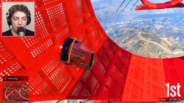 SPIRAL ACROSS THE GTA MAP! - GTA 5 Funny Moments смотреть онлайн
