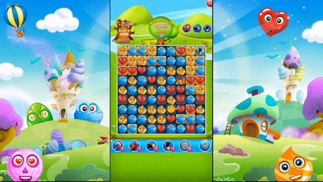 Jelly Pop 2: Action mode. New version of best match 2 puzzle game on Android: Jelly Pop! смотреть онлайн