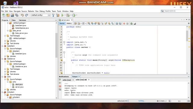 Echo server-Sistem operasi смотреть онлайн