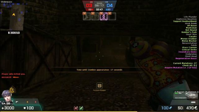Counter-Strike Nexon: - Studio Zombie Z Mod Online Gameplay on de_storm Map смотреть онлайн