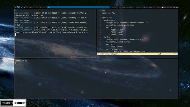 #BabyStep 105 - setup Mariadb primary + secondary replication using GTID + docker (cont) смотреть онлайн
