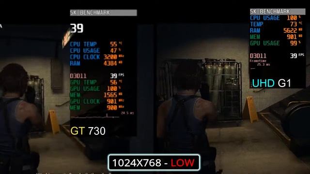 GT 730 vs Intel UHD Graphics G1 | Test in 5 Games | Healthy Competition ! смотреть онлайн