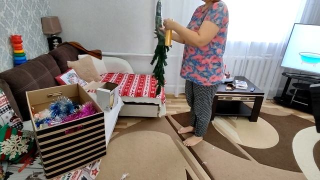 Мотивация на уборку, где и как храню новогодний декор. смотреть онлайн