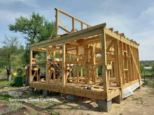 Стропильная система крыши в каркасном доме, ч.1