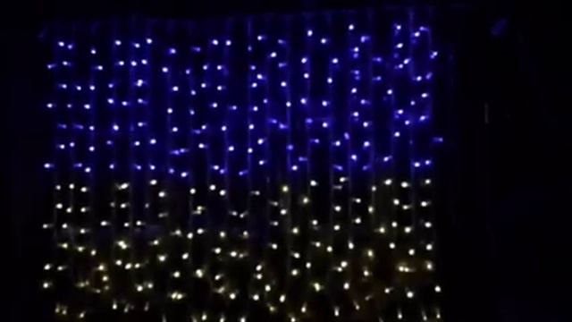 Гирлянд бахрома вид флаг Украина 2 метр на 1.5 -- 280 LED смотреть онлайн