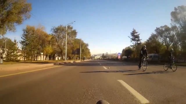 Велопробег в Алматы, закрытие сезона. 21 октября 2018 г. смотреть онлайн