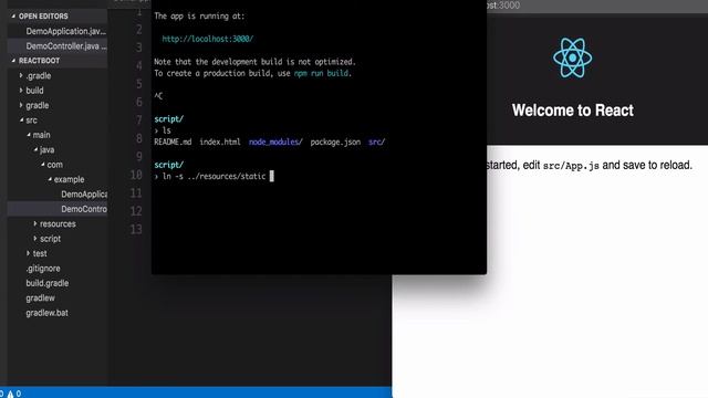 Bootstrap a springboot app including reactjs смотреть онлайн