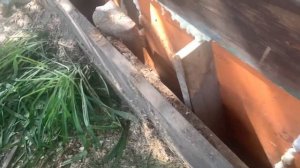 Утепление фундамента старого дома. Заваленка.