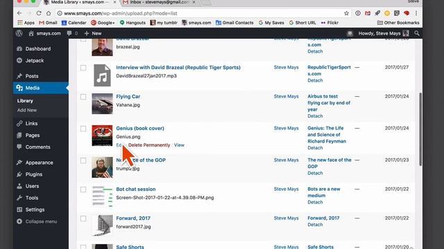 WordPress Media Library смотреть онлайн