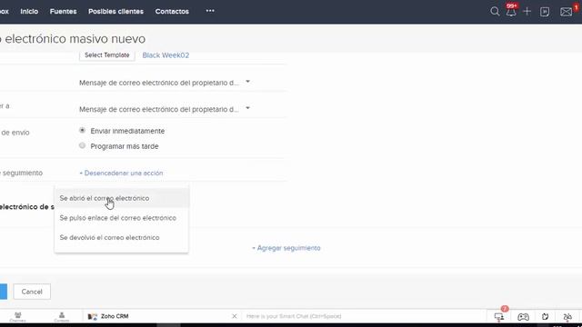 Sistema de gestión con el cliente - Envío de campaña смотреть онлайн