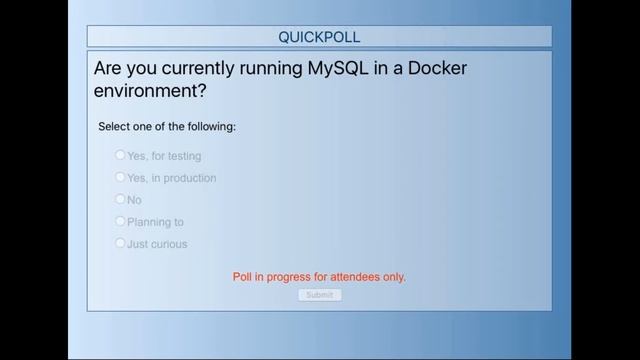 Webinar replay: MySQL on Docker: Understanding the Basics смотреть онлайн