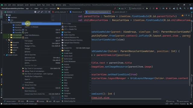 Expandable Nested RecyclerView || Android studio Tutorial 2023 смотреть онлайн