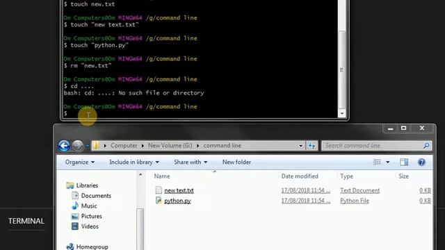 #3 Command-Line tutorial with Git Bash to run python // Complete Python tutorial(2020)? смотреть онлайн