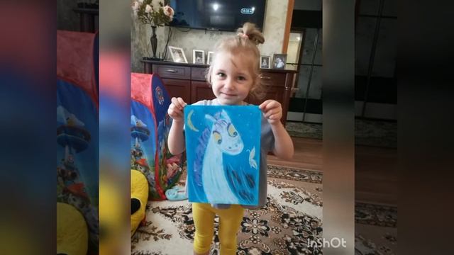 Видео - отчет "Рисование пастелью. Волшебная ночь", воспитатель Елизарова С.Н. смотреть онлайн