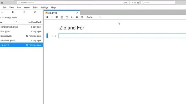 For Loops with Zip смотреть онлайн