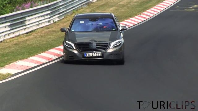2014 W222 Mercedes-Benz S600 And S63 AMG Spied On The Nürburgring