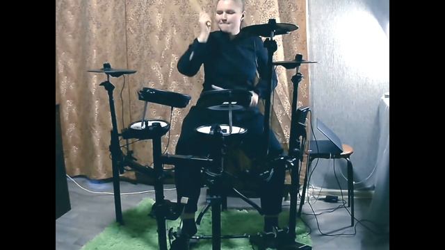 Battle Beast - Touch In The Night (DRUM COVER BY NASTYA BURASOVA) смотреть онлайн